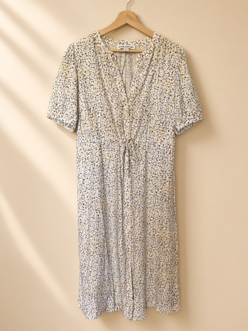 Speckled midi dress